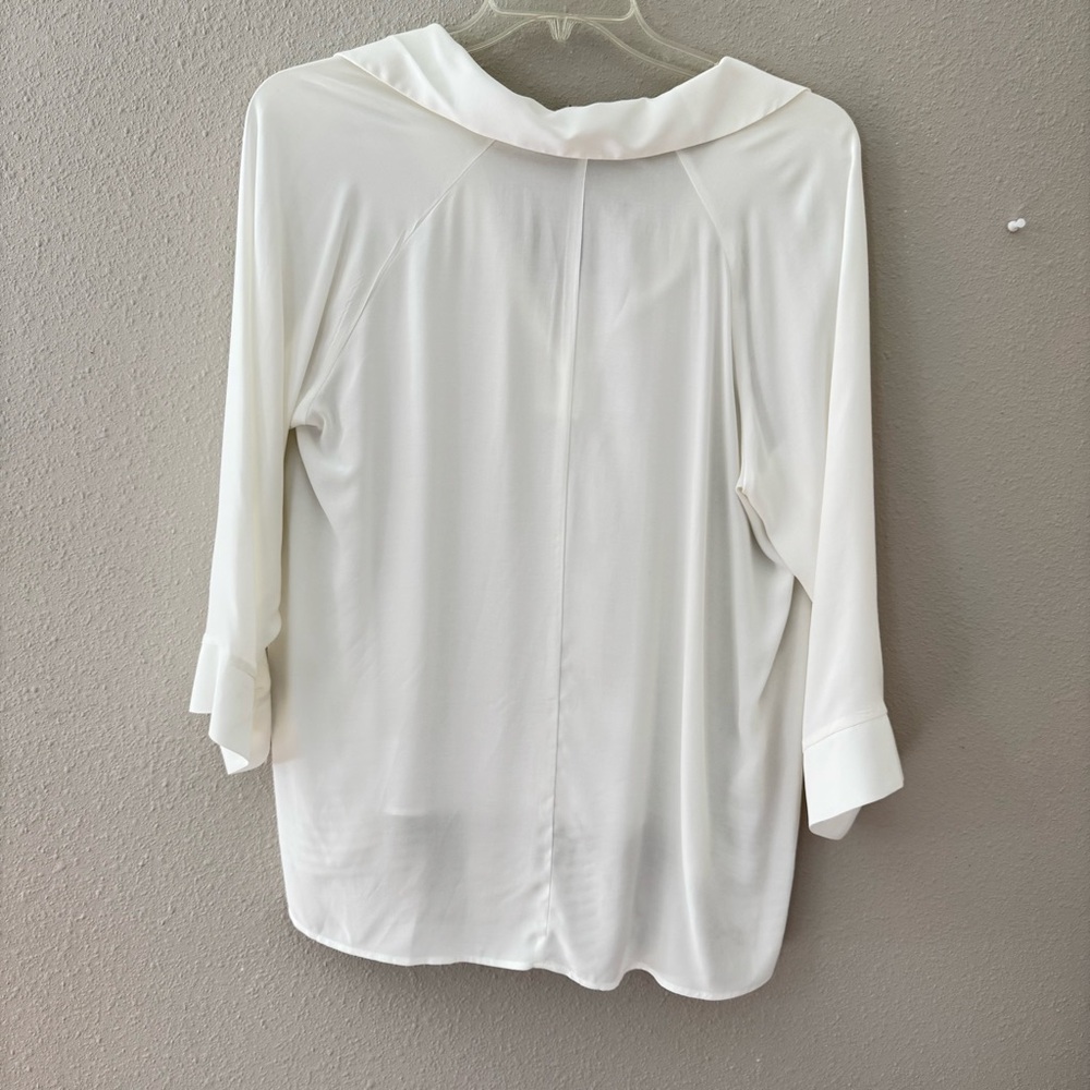 Zara Women's White Blouse Size L - Picture 4 of 7